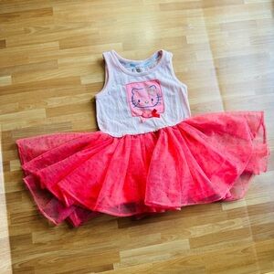 Hello kitty sleeveless fluffy dress size 2t